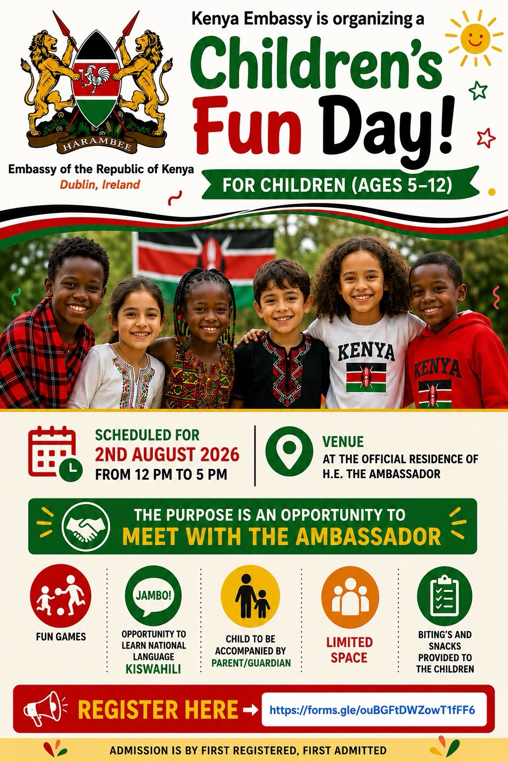 Notice: Children's Fun Day — Registration Open